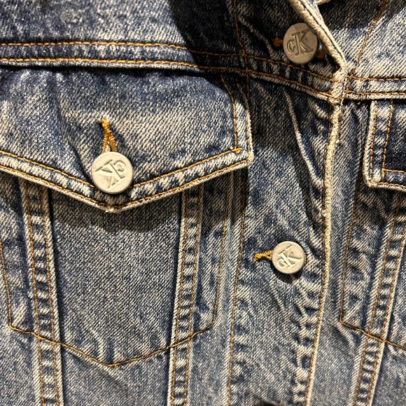 Calvin Klein Vintage Jean dress button up - Picture 2 of 5